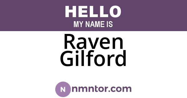 Raven Gilford