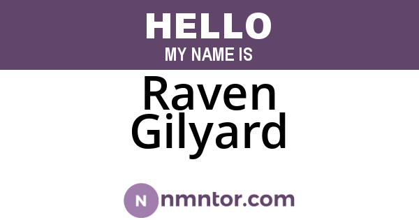 Raven Gilyard