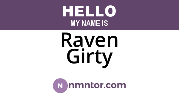 Raven Girty