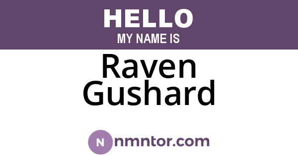 Raven Gushard