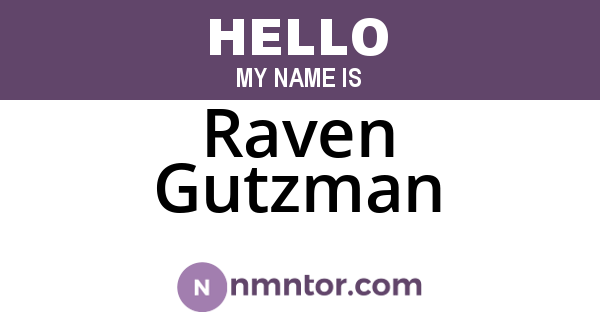 Raven Gutzman