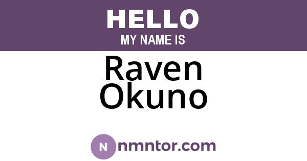 Raven Okuno