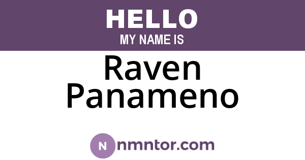Raven Panameno