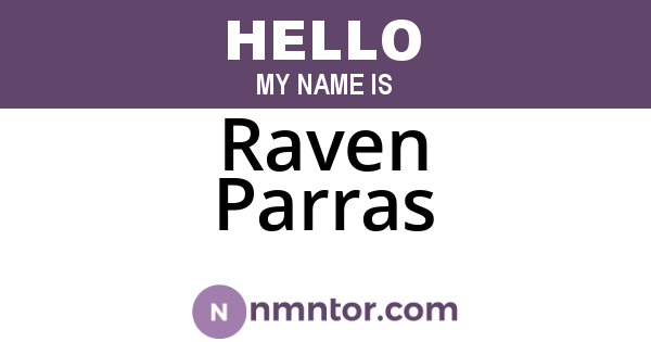 Raven Parras