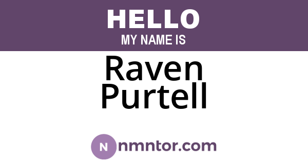 Raven Purtell
