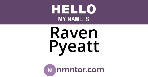 Raven Pyeatt