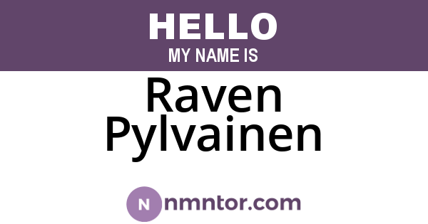 Raven Pylvainen