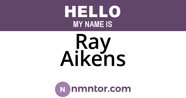 Ray Aikens