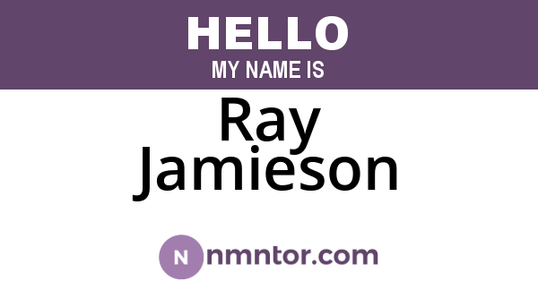 Ray Jamieson