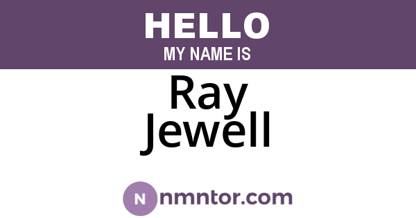 Ray Jewell