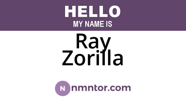 Ray Zorilla