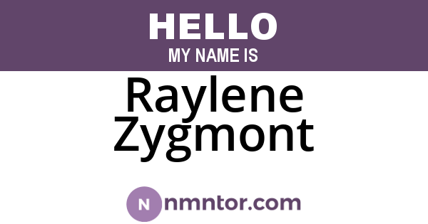 Raylene Zygmont