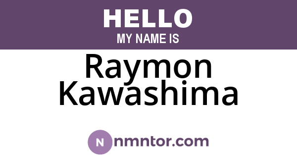 Raymon Kawashima