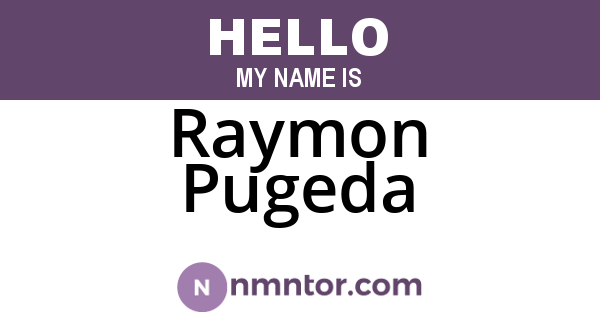 Raymon Pugeda