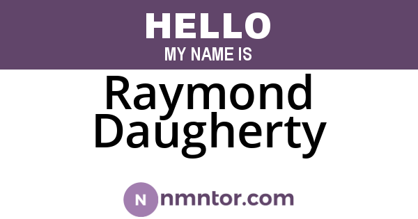 Raymond Daugherty