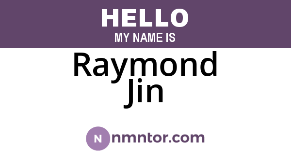 Raymond Jin