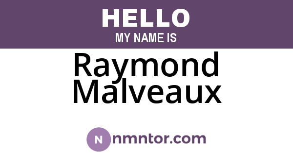 Raymond Malveaux