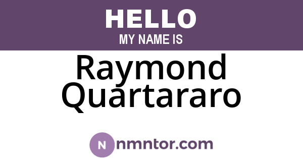 Raymond Quartararo