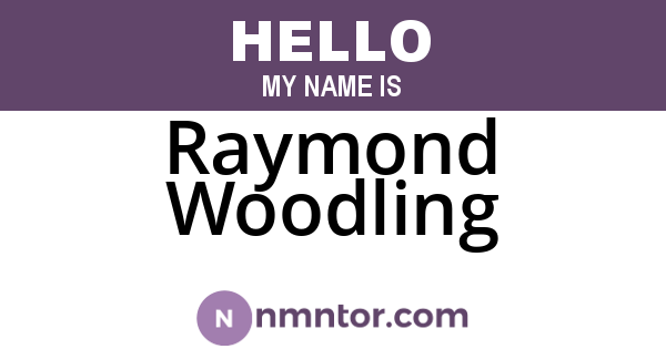 Raymond Woodling