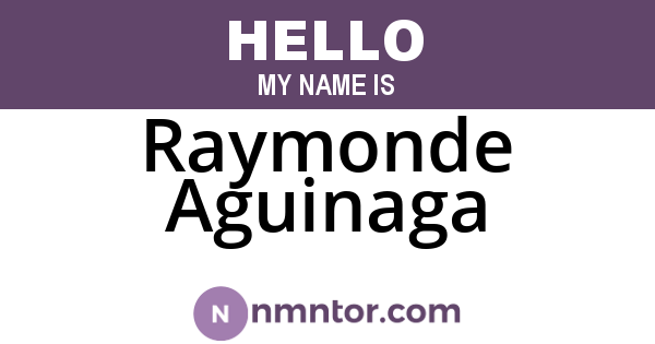 Raymonde Aguinaga