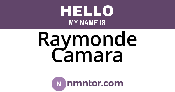 Raymonde Camara
