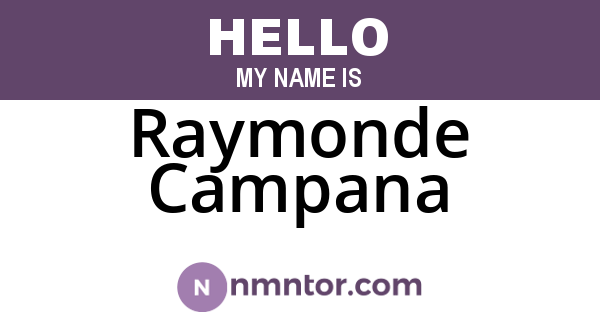 Raymonde Campana