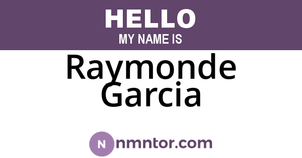 Raymonde Garcia