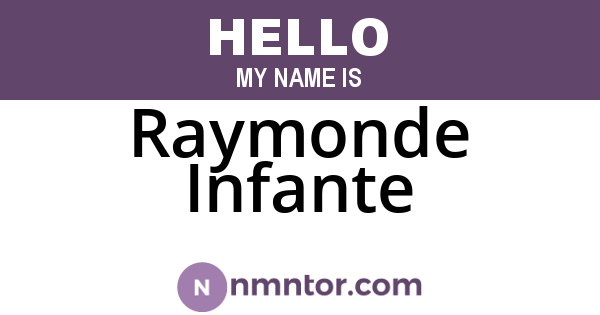 Raymonde Infante
