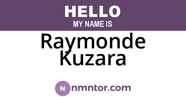 Raymonde Kuzara