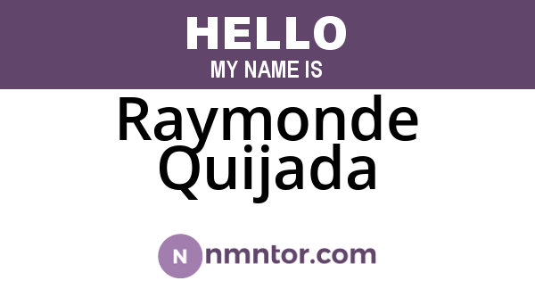 Raymonde Quijada