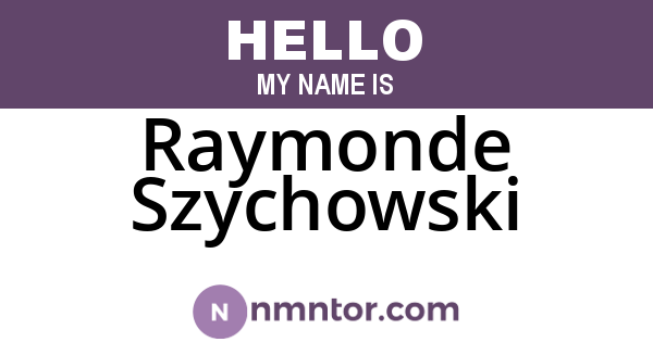 Raymonde Szychowski
