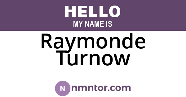 Raymonde Turnow