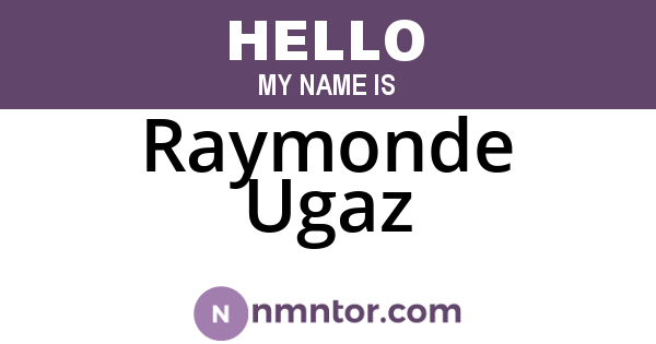 Raymonde Ugaz