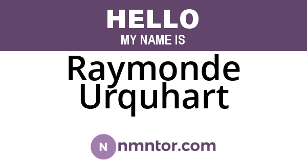 Raymonde Urquhart
