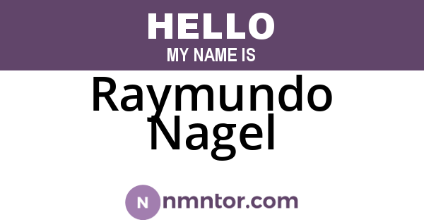 Raymundo Nagel