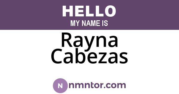 Rayna Cabezas