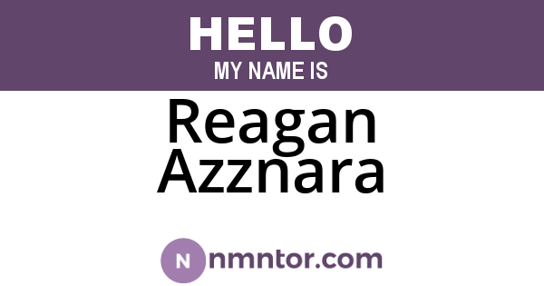 Reagan Azznara