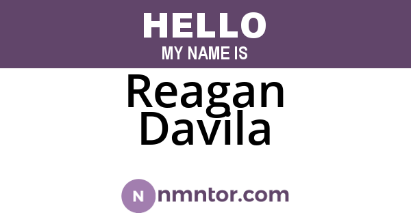 Reagan Davila