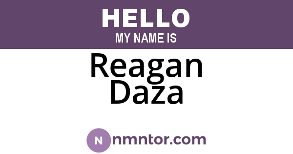 Reagan Daza