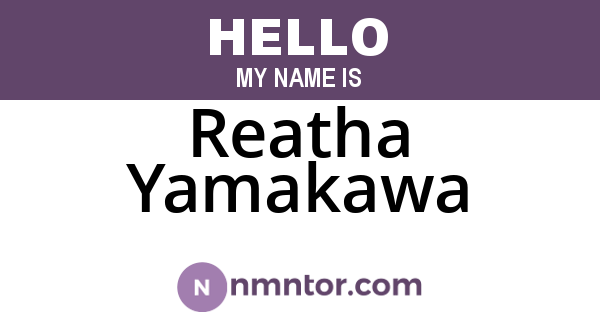Reatha Yamakawa