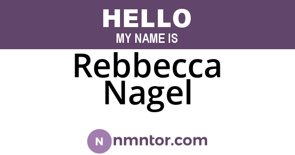 Rebbecca Nagel