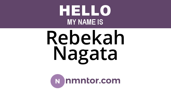 Rebekah Nagata