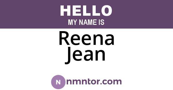 Reena Jean