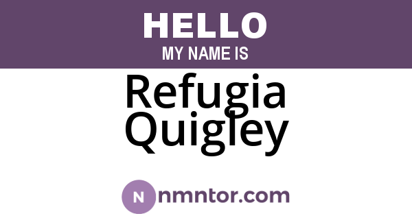 Refugia Quigley
