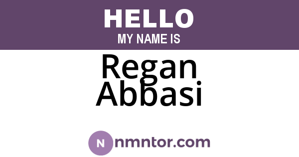 Regan Abbasi