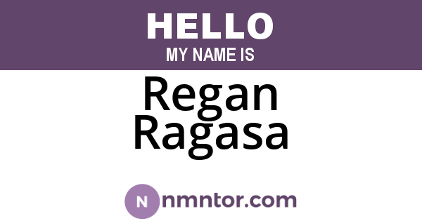 Regan Ragasa