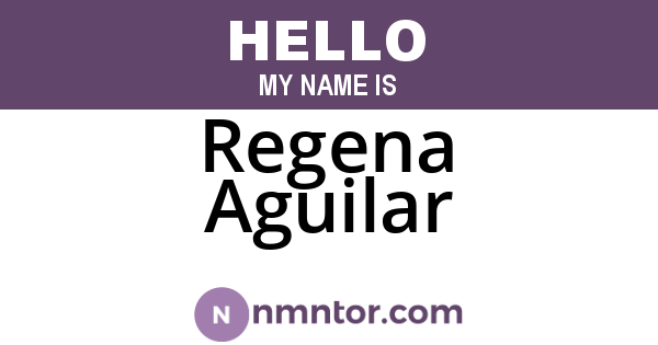 Regena Aguilar