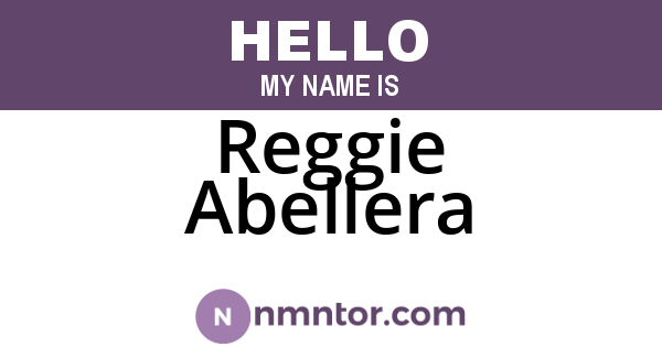 Reggie Abellera