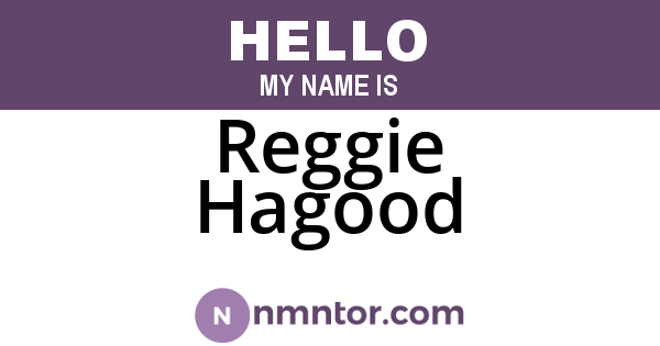 Reggie Hagood