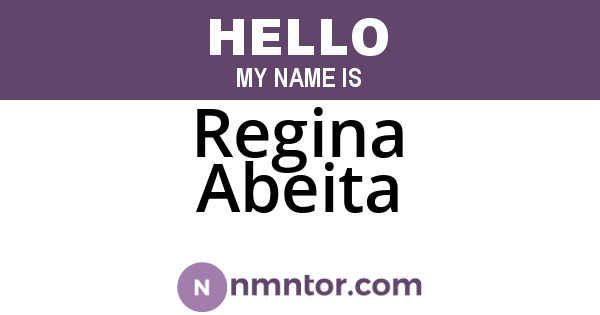 Regina Abeita